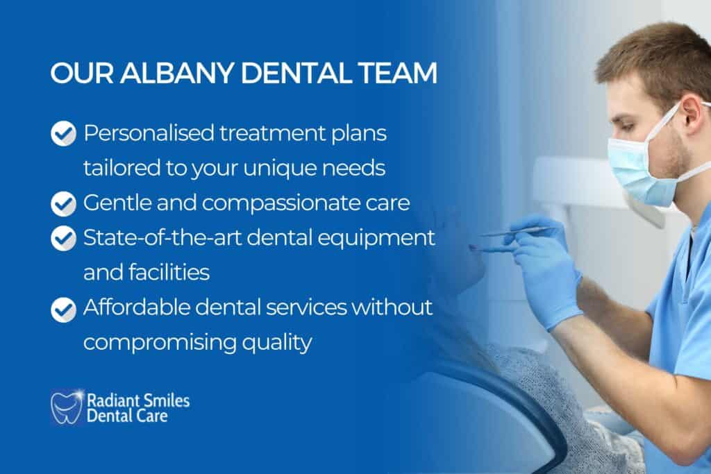 Our Albany Dental Team of Dental Experts